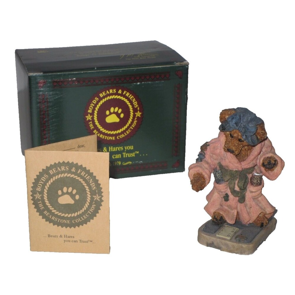 Boyds Bear ~ Ms Griz…Saturday Night w/Original Box & COA